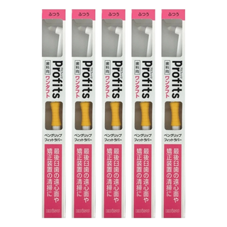 EBiSU 惠百施 profits 單束毛柔軟牙刷 顏色隨機, 5入, 1支