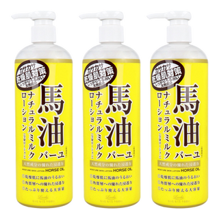 Loshi 樂絲 馬油保濕乳液, 485ml, 3瓶