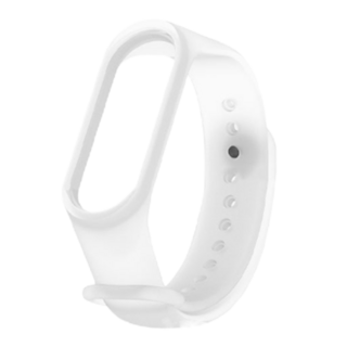 透明錶帶 白色 輕盈舒適 時尚百搭,適用小米手環7, 1條