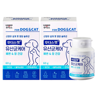 후디스펫 반려동물 장케어 유산균, 30회분, 장건강/유산균, 2개