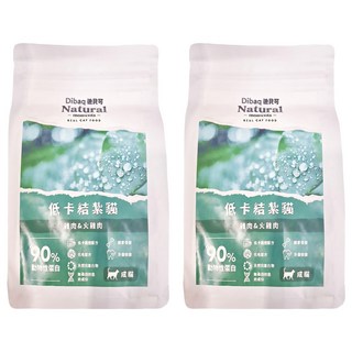 Dibaq Natural moments 自然嗑天然貓糧 低卡結紮貓配方, 雞肉 + 火雞肉, 300g, 2袋