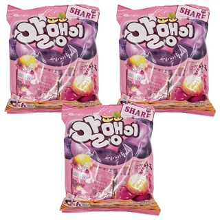 ORION 好麗友 夾心軟糖 葡萄, 216g, 3袋