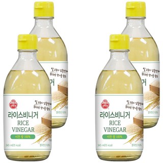 OTTOGI 不倒翁 米醋, 4個, 345ml