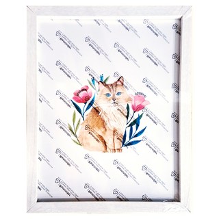 木質無印風相框 A-1.5T 掛牆擺台兩用 簡約風格 居家裝飾, 10吋, 白木紋, 1個