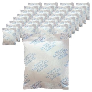 바우온 실리카겔 신발 의류 서랍장 산업용 제품보관 포장, 30g, 60개