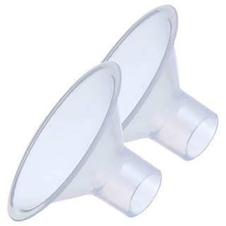 YOUHA 優合 吸乳器兩截式喇叭罩專用配件 前罩2入 (15~36mm), 透明, 1組
