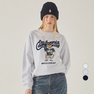 WHO.A.U 女款Steve照片大學T