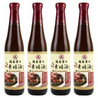 瑞春醬油 香菇素蠔油, 420ml, 4個