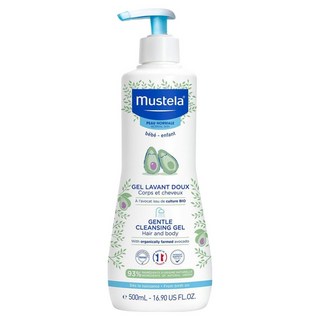 mustela 慕之恬廊 嬰兒洗髮沐浴雙潔乳, 500ml, 1瓶