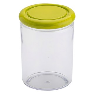 omADA Sana Living 儲存罐 簡約設計 密封抗菌 深蓋 尺寸11*15cm, 綠色, 1個