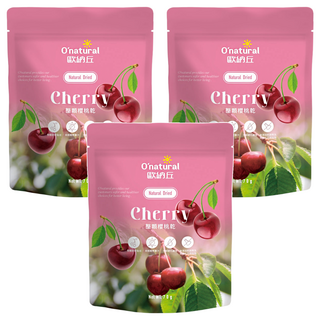 O'natural 歐納丘 天然整顆櫻桃乾, 70g, 3包
