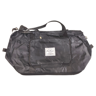 折疊旅行袋 黑色, F, 1個