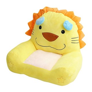 Cotton Field 棉花田傢飾 寶貝卡通造型兒童小沙發 超柔面料 58x20x41cm, 快樂獅, 1個