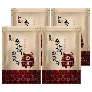 軒記台灣肉乾王 辣味豬肉絲, 160g, 4包