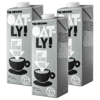 OATLY 咖啡師燕麥奶 100% 全素, 1L, 3瓶
