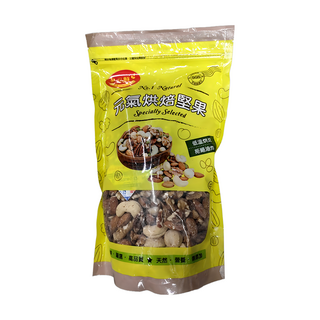 品鮮生活 綜合堅果 大顆五寶 600g 杏仁果, 核桃, 腰果, 胡桃, 夏威夷果, 1包