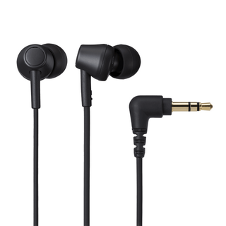 audio-technica 鐵三角 耳塞式耳機 原廠保固, ATH-CK350X BK, 黑色