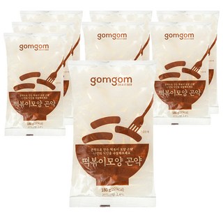 gomgom 蒟蒻辣炒年糕, 180g, 8包