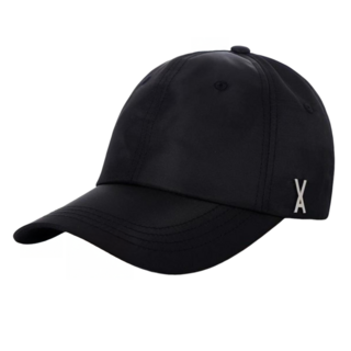 VARZAR 鉚釘標誌寬版聚酯纖維棒球帽