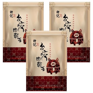 軒記台灣肉乾王 辣味豬肉絲, 160g, 3包