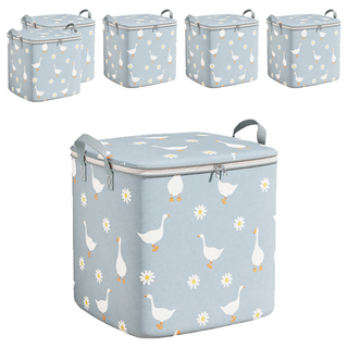 衣物箱 100L, 藍鵝, 6個