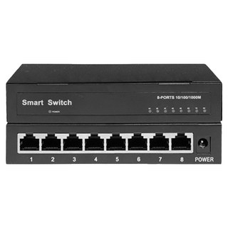 Neon 台灣霓虹 8埠全千兆網路交換機，型號SW-8G，8-PORTS 10/100/1000M, 1個