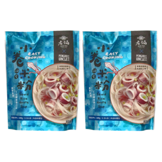 老鍋米粉 小卷湯米粉, 方便料理，2-3人份, 180g, 2包