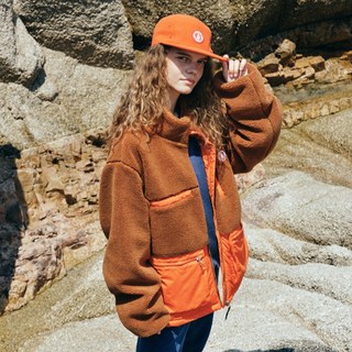 Volcom 男女通用 Camper 舒適版型 羊羔絨夾克 VA213JP001