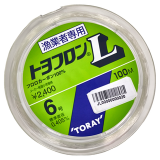 TORAY 東麗 漁業者專用碳纖線 子線, 透明, 100m, 1個