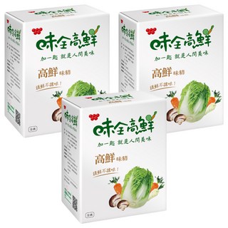 味全 高鮮味精 500g, 嚴選台灣契作蔬果原料製作, 原料通過農殘檢驗, 獨家日本造粒技術, 3盒