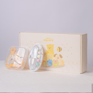aguard 生產回禮 週歲百日紀念品 指甲修剪器 衛生用品禮盒, 1套, 象牙白