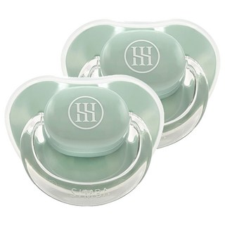 Simba 小獅王辛巴 蘊蜜超柔拇指安撫奶嘴, 初生, 綠沐, 2個