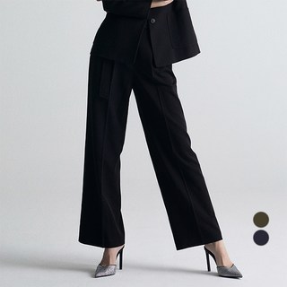 MIXXO 女款腰帶休閒寬褲