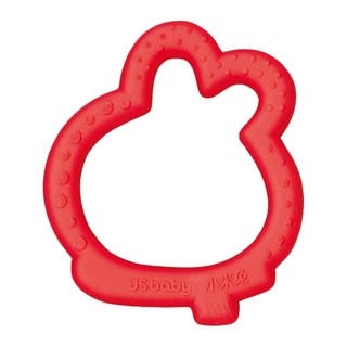 US baby 優生 x 小米兔 tu tu 固齒器 寶寶適用, 紅色, 1個