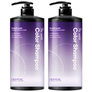treatroom 健髮補色洗髮精 花朵麝香 紫羅蘭色, 1.01L, 2瓶
