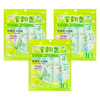 室翲香 香茅條 N-215 10條, 檸檬香茅, 180g, 3包
