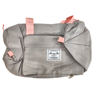 Hong Fu 折疊旅行袋 灰粉撞色, 牛津布, 淨重353g, F, 1個