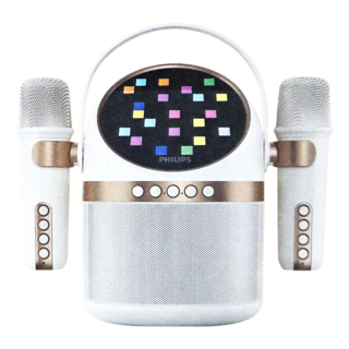 PHILIPS 飛利浦 小福麥AI智能K歌藍牙音箱, TAS2509WT, 白色