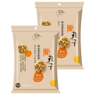 玉民 台灣黃金蕎麥堅果脆丸子, 45g, 2包