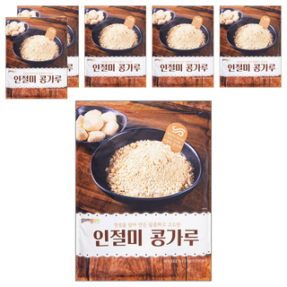 gomgom 黃豆粉, 6包, 2kg