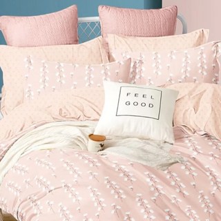 A-ONE 台灣製 雪紡棉床包組, 雙人加大, 夢幻國度