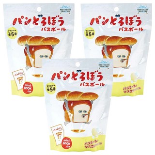 NOL BANDAI 麵包小偷入浴球 內含小物件, 60g, 3個