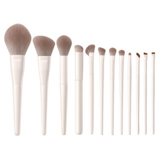 MAANGE 瑪安格 雲瓷化妝刷 12件組, 米白色, 1組