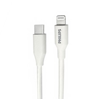 PHILIPS 飛利浦 手機充電線 USB-C-Lightning, 1m, DLC4549V, 1條