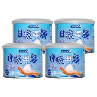 統一生機 日曬海鹽小罐, 300g, 4罐
