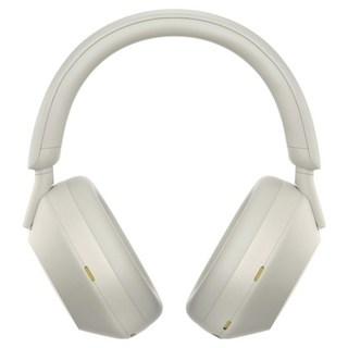 SONY 索尼 無線防噪立體聲耳罩式耳機, WH-1000XM5, 銀色