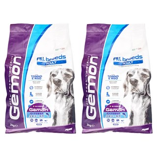 Gemon 啟蒙 義大利製 鮪魚 中/大型成犬飼料, 3kg, 2袋