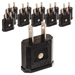 FLaiTO 旅行用220V轉110V電源降壓插頭 E-9710, 44mm, 12個