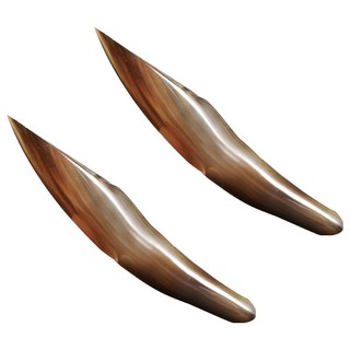 MEO 水牛角圓錐刮痧板, 2個, 單一顏色