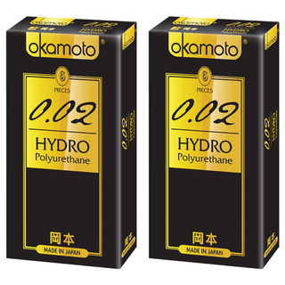 okamoto 岡本 0.02 衛生套, 6入, 2盒